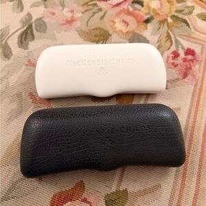 MacKenzie-Childs White and Black Eyeglass Case Duo